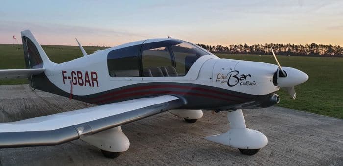 Avion Côte des Bar de l'aéroclub de Celles-sur-Ource