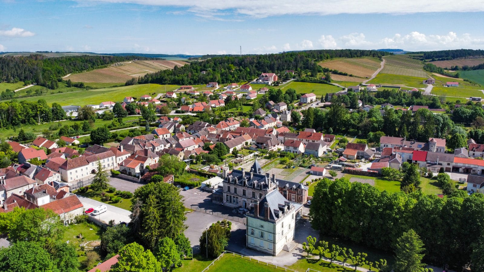 vue du ciel, essoyes