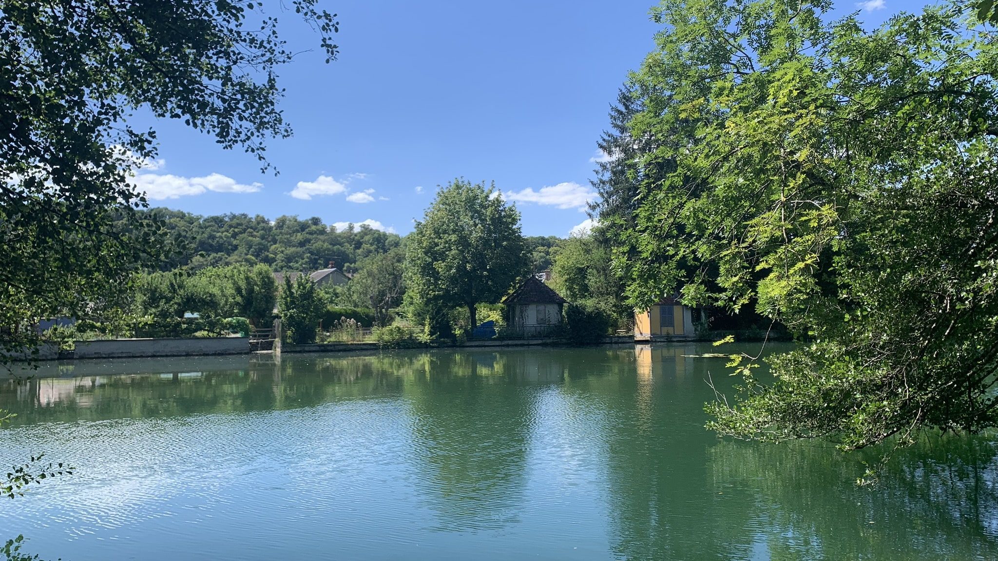 Photo de la Seine à Bar-sur-Seine pendant la visite de la ville