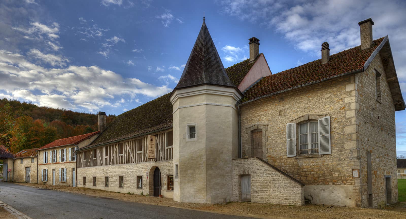 Vue de l'Abbaye de Clairvaux