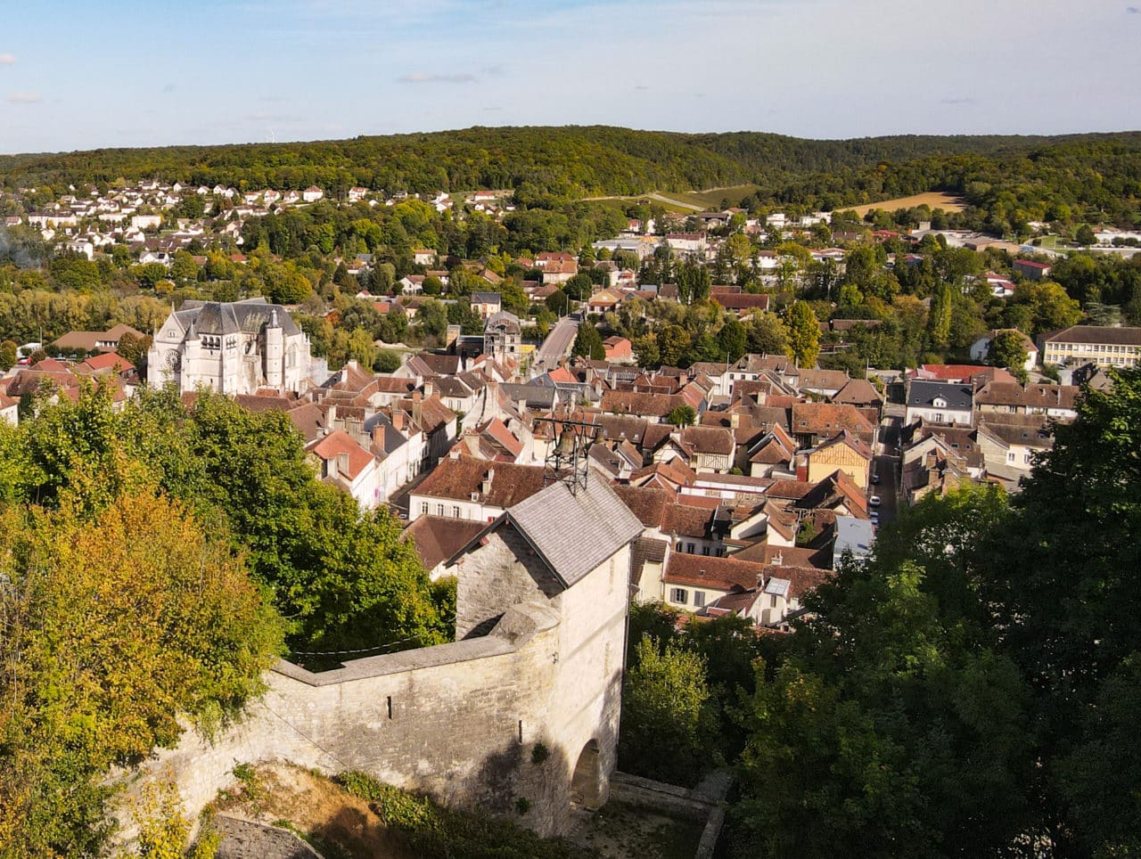 Vue aérienne de Bar-sur-Seine ® Franz Pfifferling